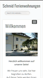 Mobile Screenshot of ferienwohnung-schmid.org