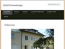 Tablet Screenshot of ferienwohnung-schmid.org